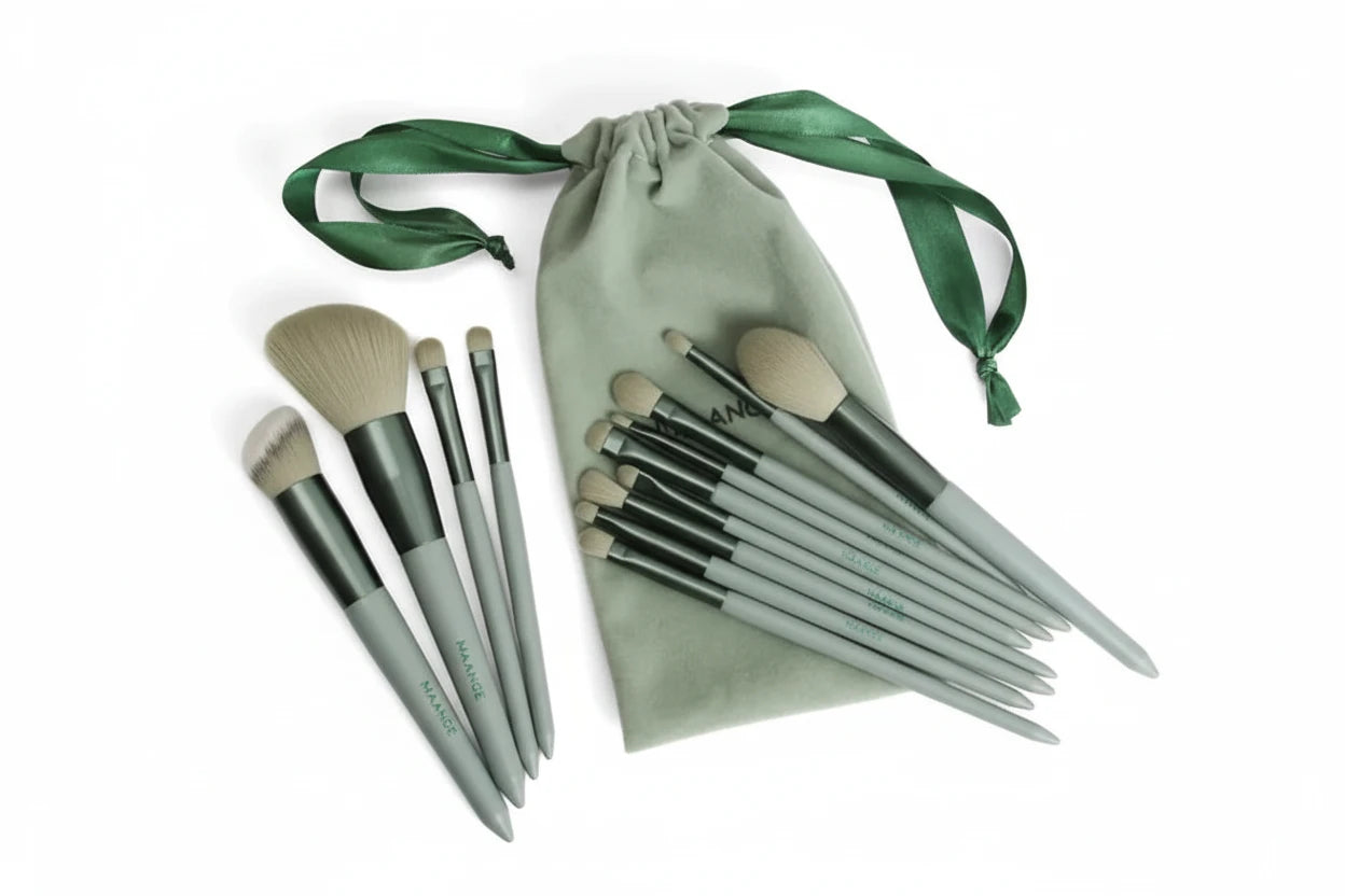 MAANGE 13-Piece Pro Brushes for Flawless Makeup