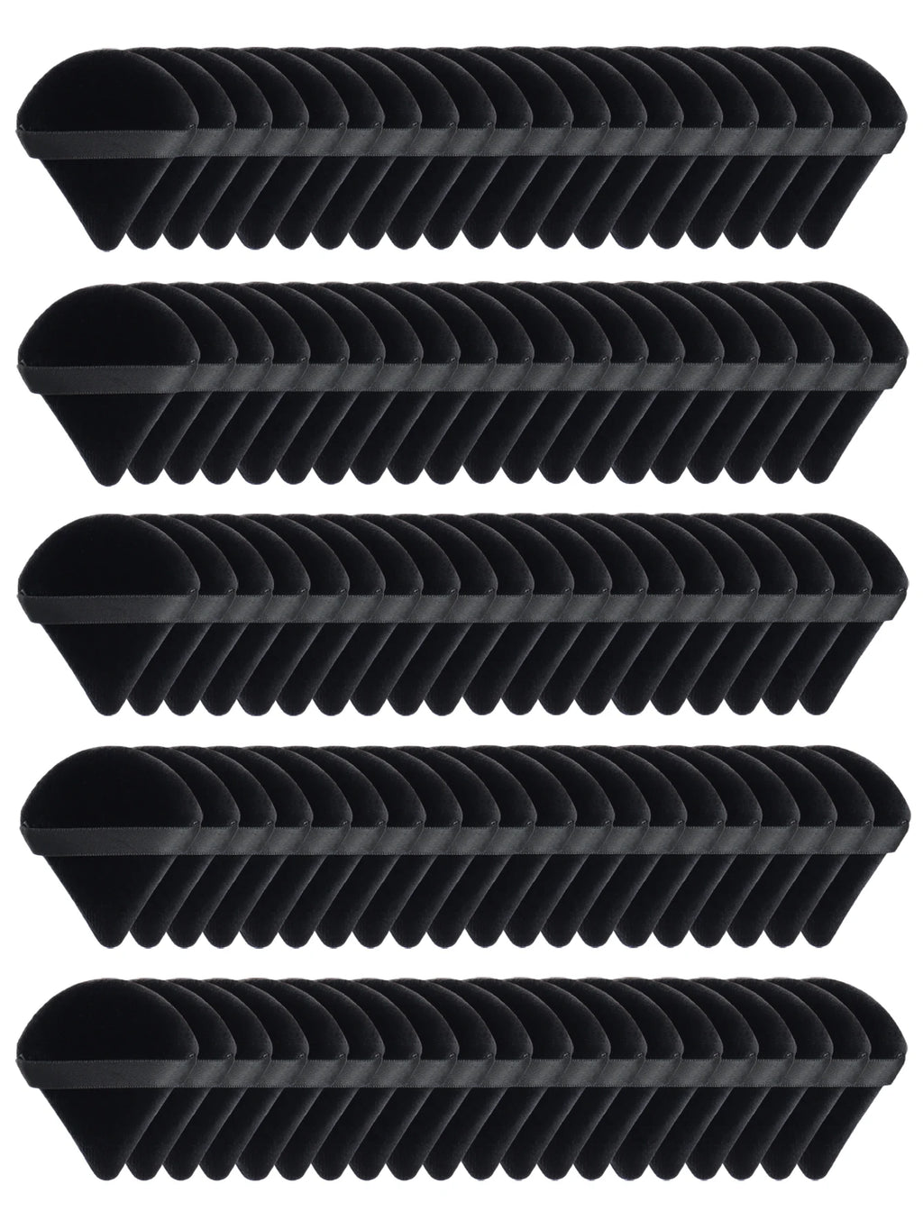 Black Triangle Makeup Sponge – Soft Velvet