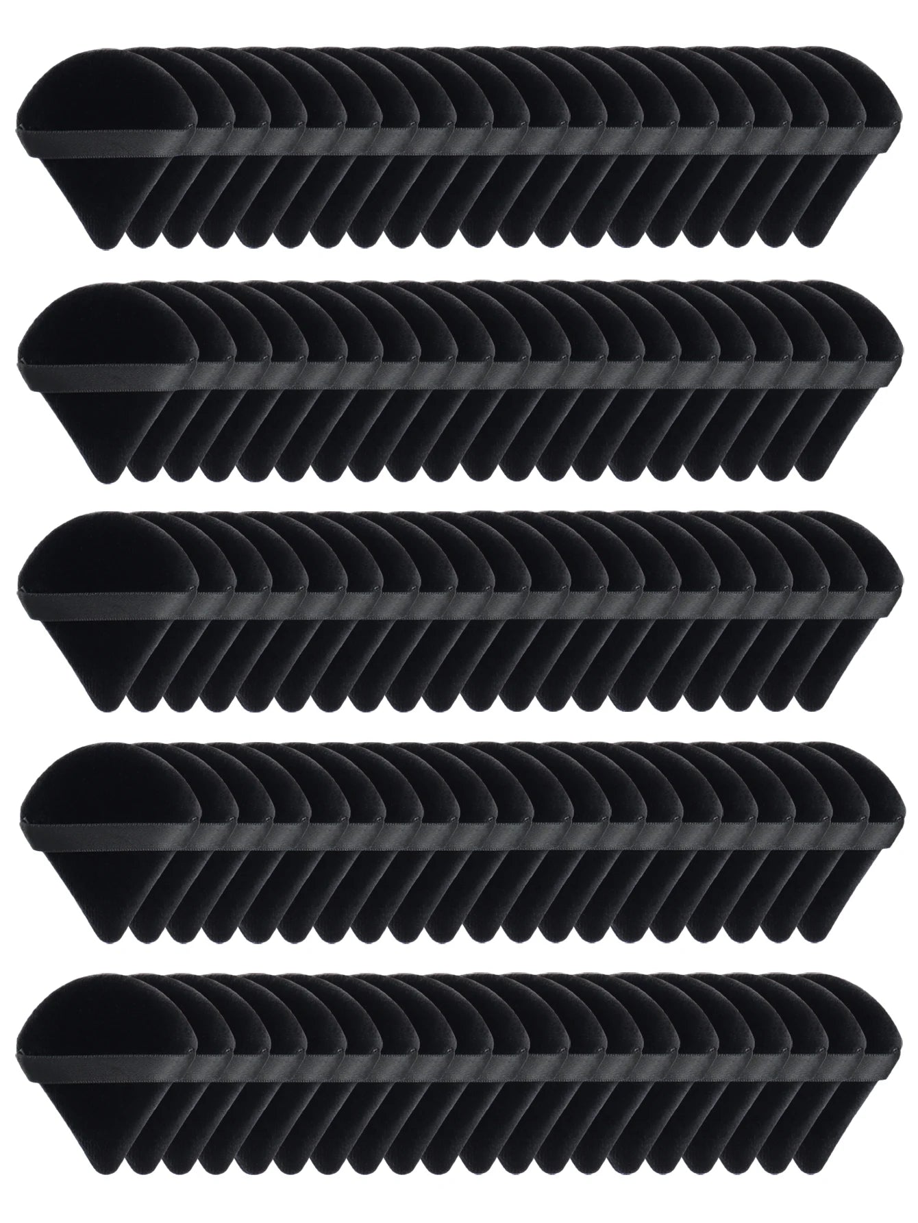 Black Triangle Makeup Sponge – Soft Velvet