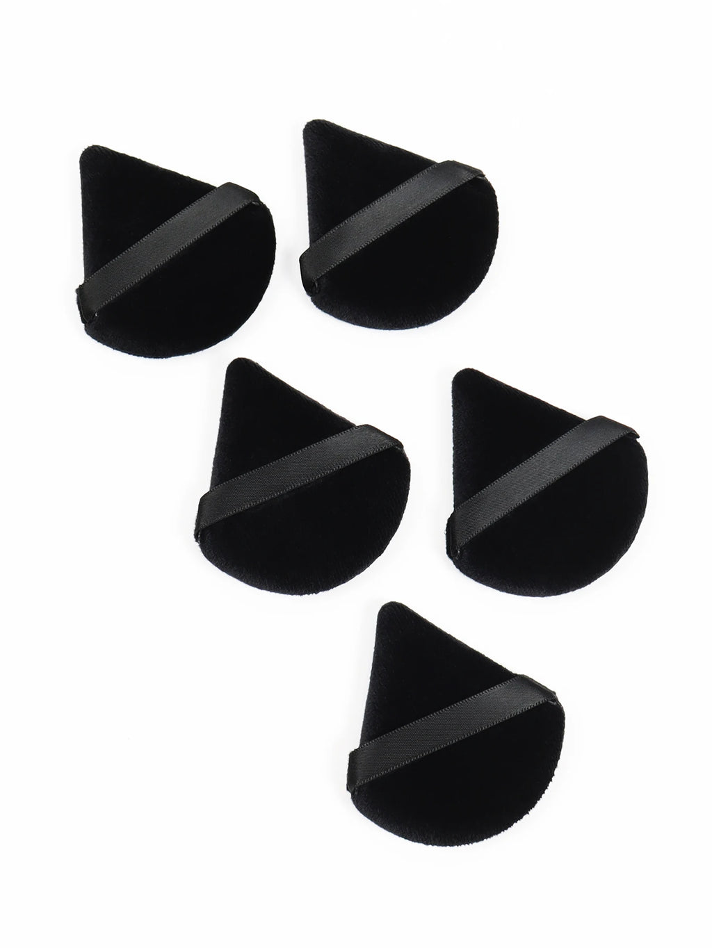 Black Triangle Makeup Sponge – Soft Velvet