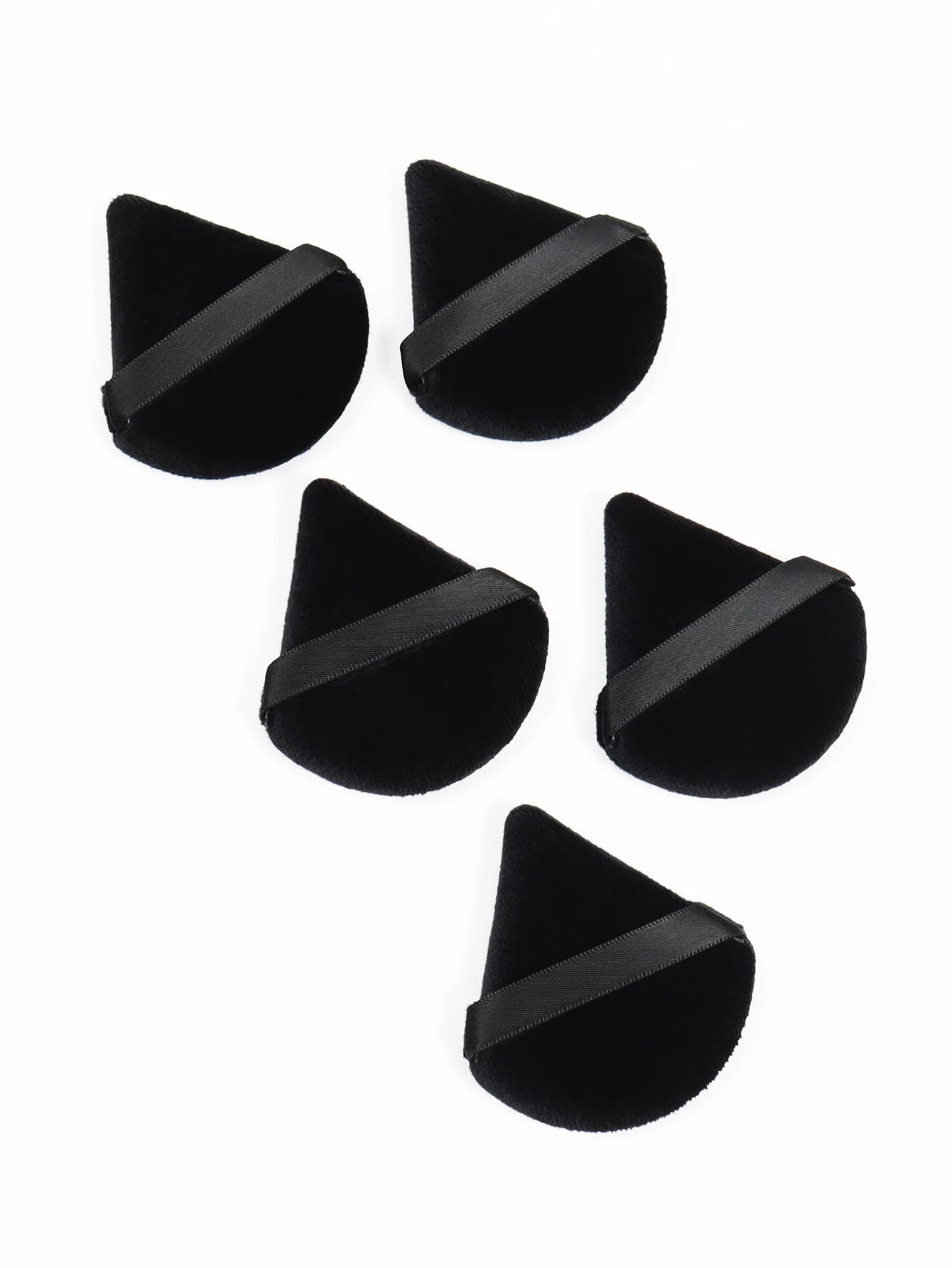 Black Triangle Makeup Sponge – Soft Velvet