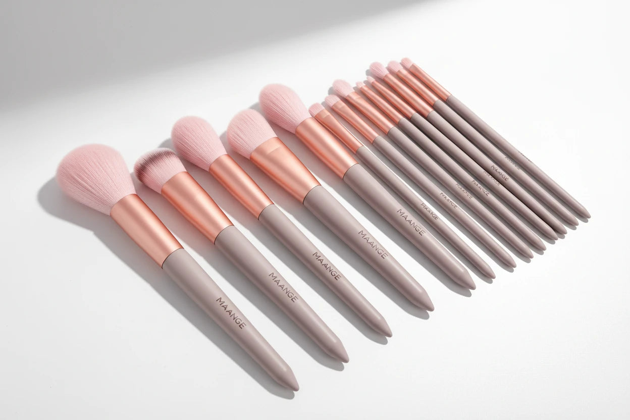 MAANGE 13-Piece Pro Brushes for Flawless Makeup